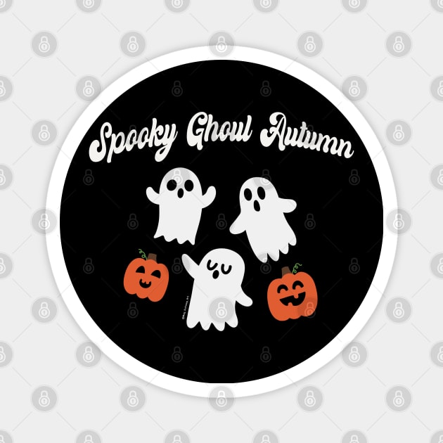 Spooky Ghoul Autumn Magnet by Meg Schmeg Art